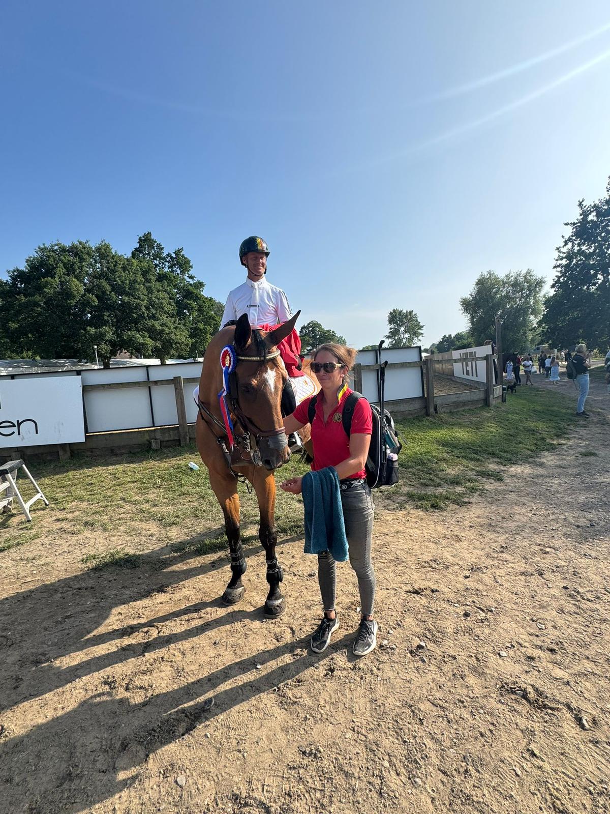 Bronze for team Belgium at Hickstead
